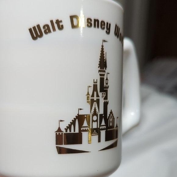 Disney White Mug with Gold Castle This Is Walt Disney World 50th Anniversary.. - Picture 6 of 12